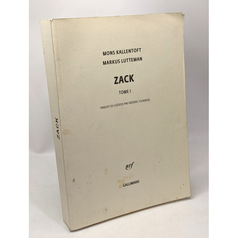 Zack - Tome I - traduction par Frédéric Fourreau en français)