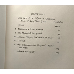 Homeric Renaissance. The Odyssey of George Chapman