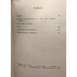 Éloge de la folie - bibliothèque de Cluny