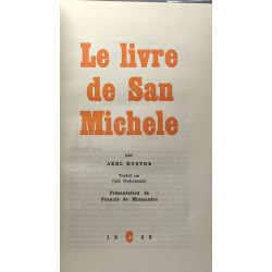 Le livre de San Michele