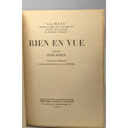 Rien en vue / Climats