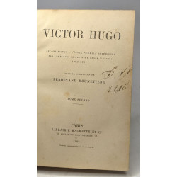 Victor Hugo - leçons faites à l'école normale supérieure par les...