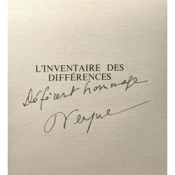 L'inventaire des différences - Leçon inaugurale au Collège de...