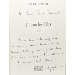 J'aime les filles --- avec hommage de l'auteur