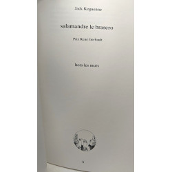 Salamandre le brasero - coll. Hors les murs