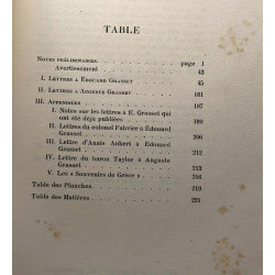 LETTRES AUX GRASSET. Edition documentaire établie par Maurice...