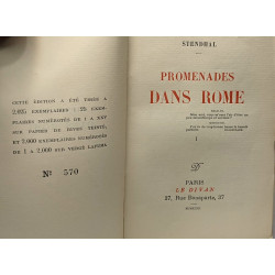 Promenades dans Rome - TOME I II et III