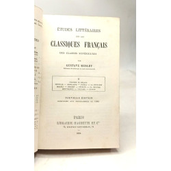 Études littéraires sur les classiques français des classes...