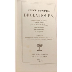Les cent contes drolatiques - TOME XX