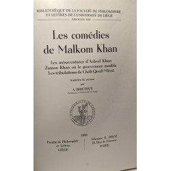 Les comédies de Malkom Khan - les mésaventures d'Achraf Khan Zaman...