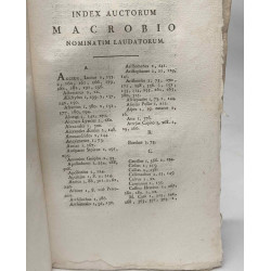 Macrobii V.C. et illustris Opera ad optimas editiones collata...