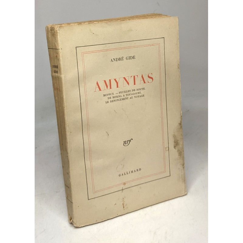 Amyntas - édition 1949