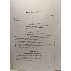 La différenciation du sexe et l'intersexualité chez les vertébrés