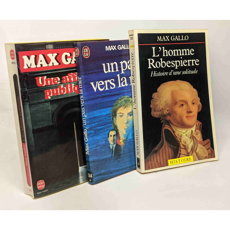 L'Homme Robespierre : Histoire d'une solitude + Une affaire...
