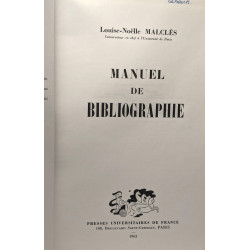 Manuel de bibliographie