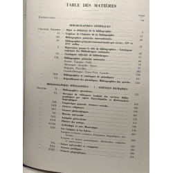 Manuel de bibliographie