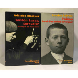5 livres collection Terre Humaine: GASTON LUCAS SERRURIER....