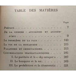 La fin des aventures guerre et paix