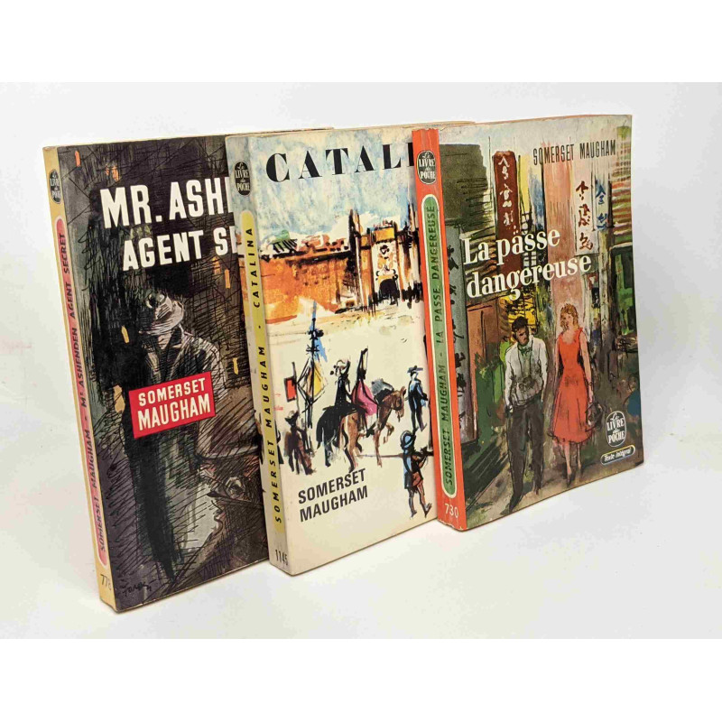 La passe dangereuse + Catalina + Mr Ashenen Agent secret --- 3 livres