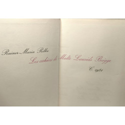 Les cahiers de Malte Laurids Brigge