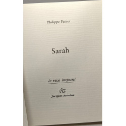 Sarah / le vice impuni