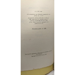 Confession de minuit - exemplaire numéroté 322 sur papier Hollande...