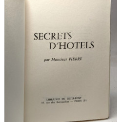 Secrets d'hotels