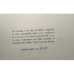 La découverte de la vie - ex. numéroté avec hommage de l'auteur