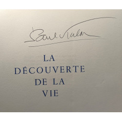 La découverte de la vie - ex. numéroté avec hommage de l'auteur