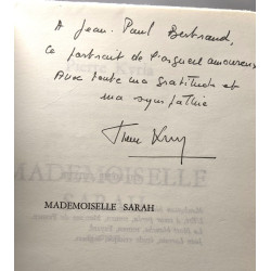 Mademoiselle Sarah - avec hommage de l'auteur