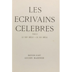 Les écrivains célèbres - TOME I: Antiquité Chrétienté médiévale...