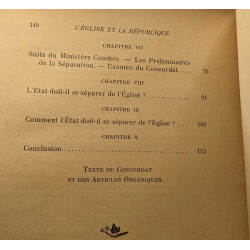 L'église et la république