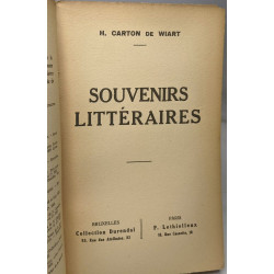 Souvenirs littéraires