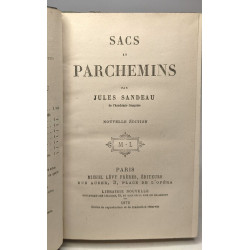 Sacs et parchemins - nouvelle édition