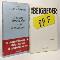 Dernier inventaire avant liquidation + 99F --- 2 romans
