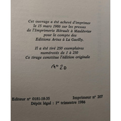 Peine perdue suivi de les facultés du désespoir --- exemplaire...