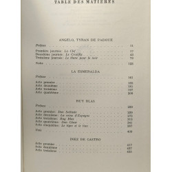 Angelo Tyran de padoue - La Esmeralad - Ruy Blas - Inez de Castro...