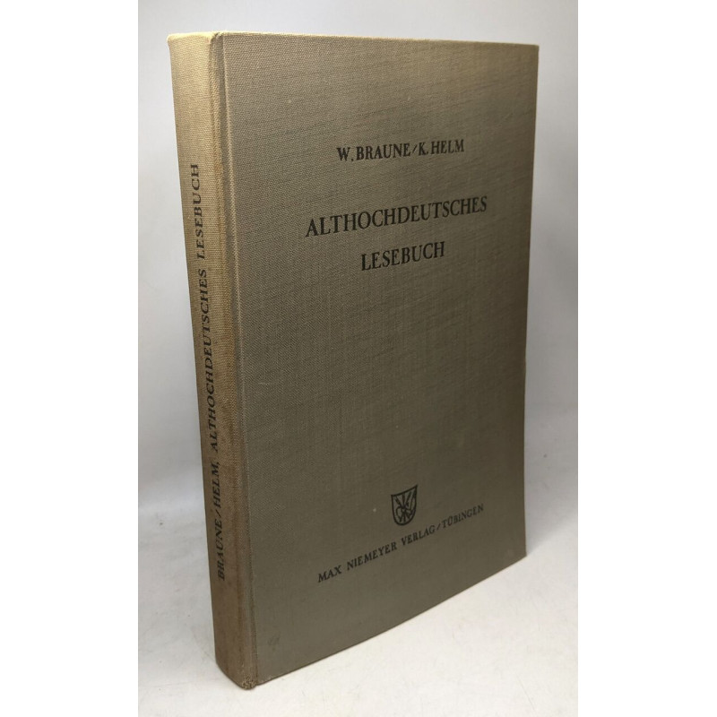 Althochdeutsches Lesebuch