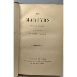 Les Martyrs suivis des remarques