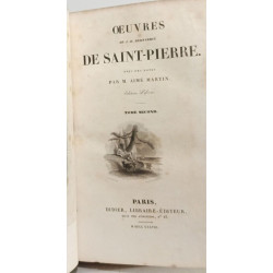 Oeuvres de J.-B. Bernardin de Saint-Pierre - TOME PREMIER ET...