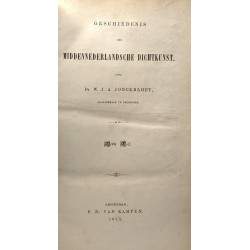Geschiedenis der middennederlandsche dichtkunst III