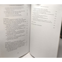 Littérature et organisation