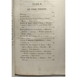 Voyage de polyclète ou lettres romaines TOME PREMIER