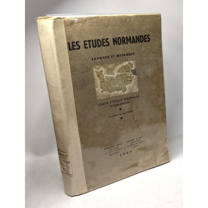 1944 les études normandes exposés et méthodes