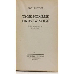 Trois hommes dans la neige