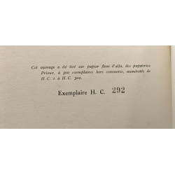 Chantal - exemplaire 292/300 sur papier fleur d'alfa