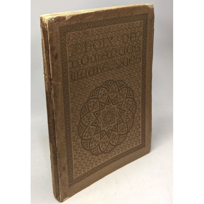Choix de romances mauresques - traduit par Lhuillier / Hortus...