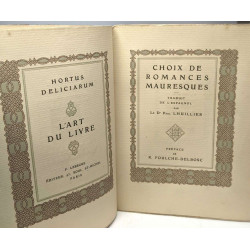 Choix de romances mauresques - traduit par Lhuillier / Hortus...