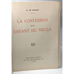 La confession d'un enfant du siècle