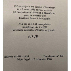 Peine perdue suivi de les facultés du désespoir --- exemplaire...